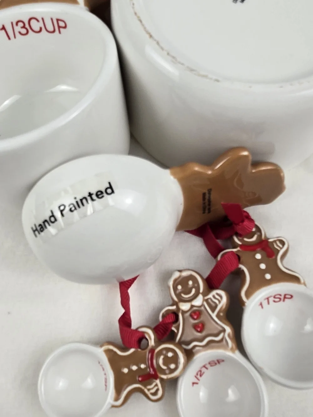 St. Nicholas Square Gingerbread Measuring Cups and Spoons Complete Set